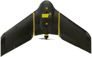 Black and yellow drone